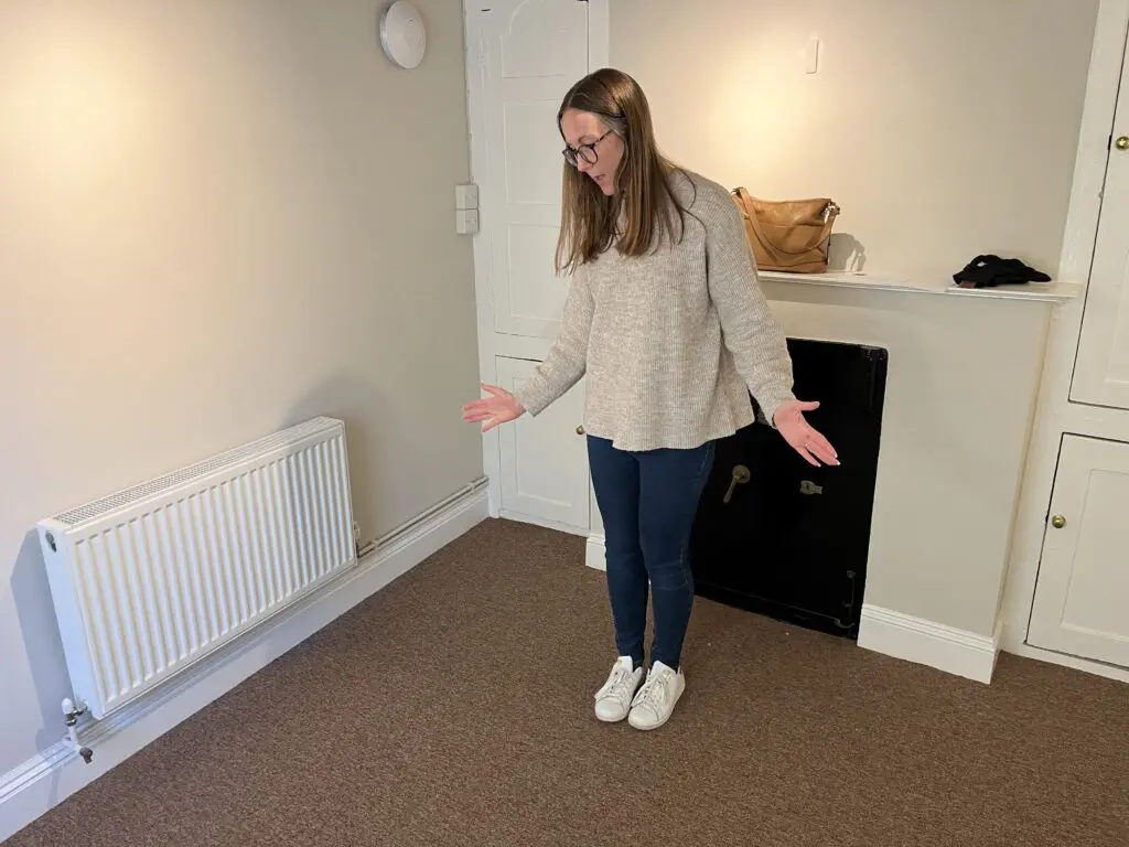 Photo of Jude standing in the Ready Steady Websites office in Romsey Hampshire