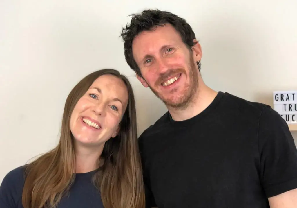 Chris and Jude smiling