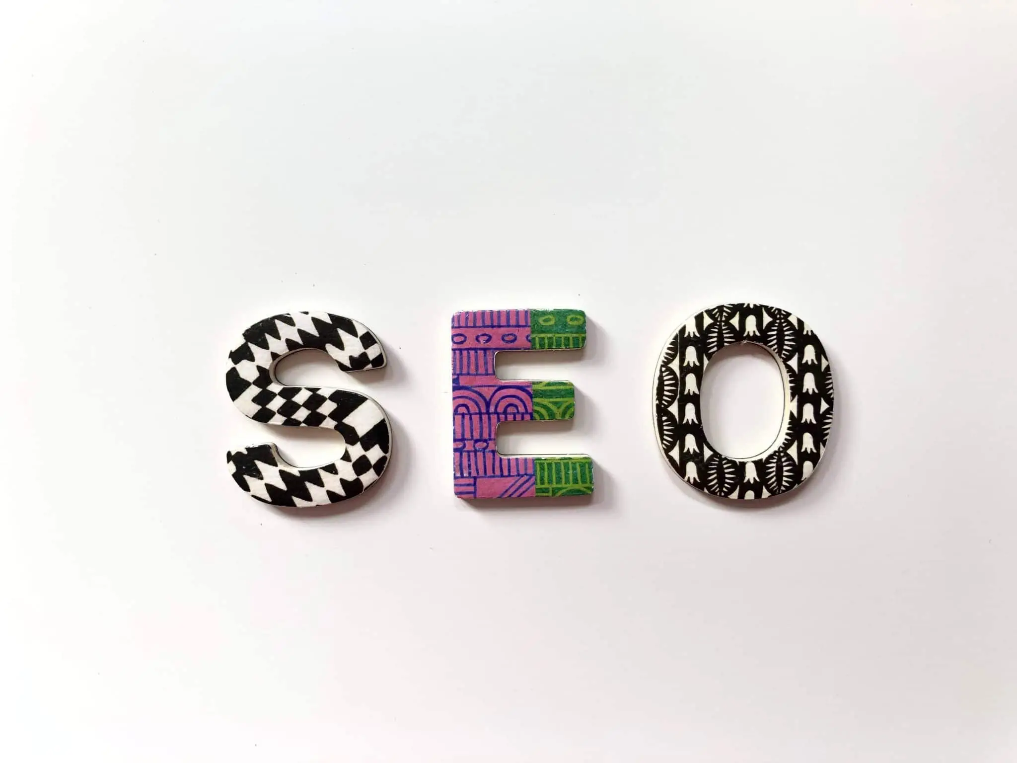 SEO in block captitals