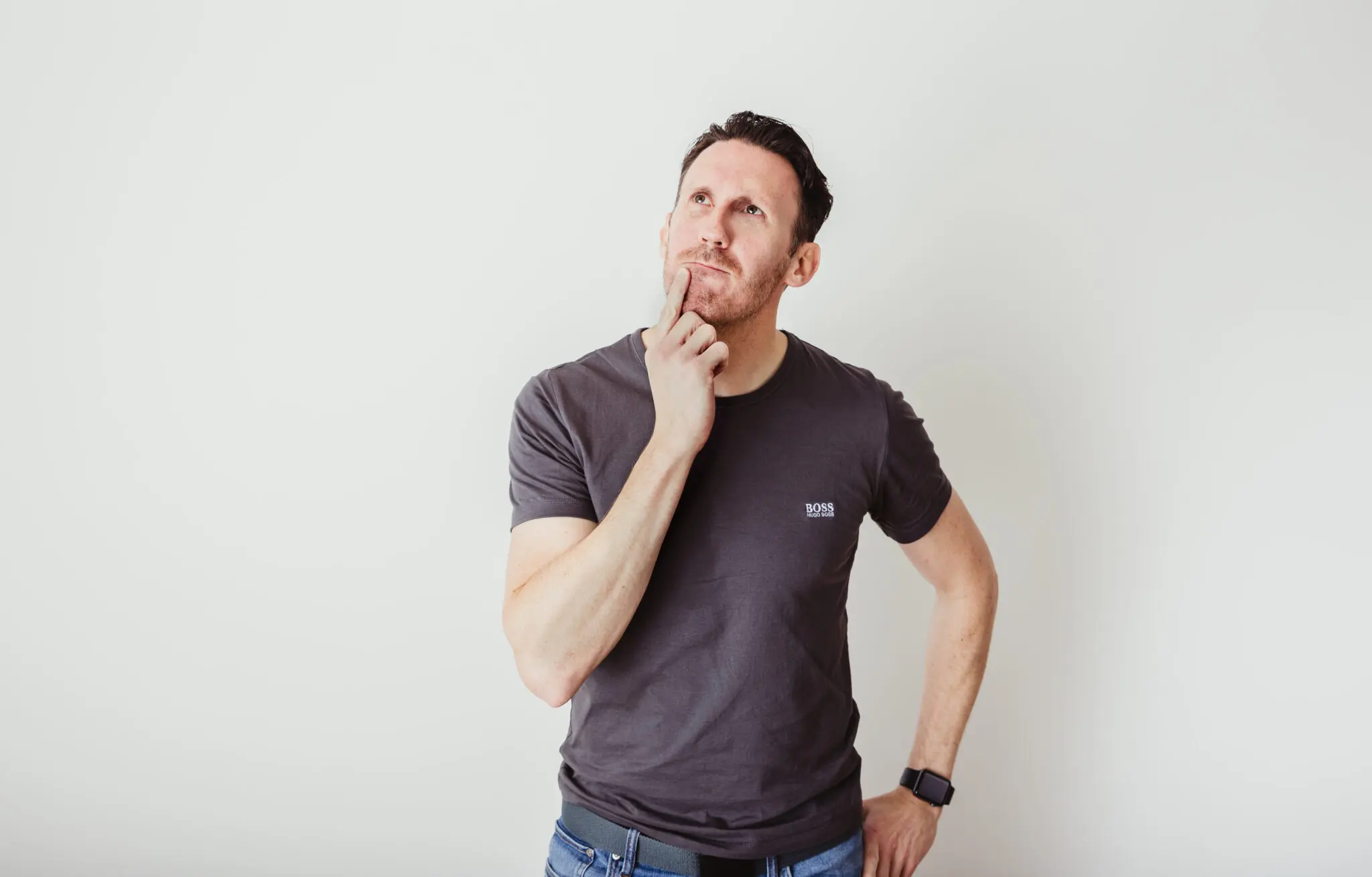 Chris from Ready Steady Websites thinking probably about websites