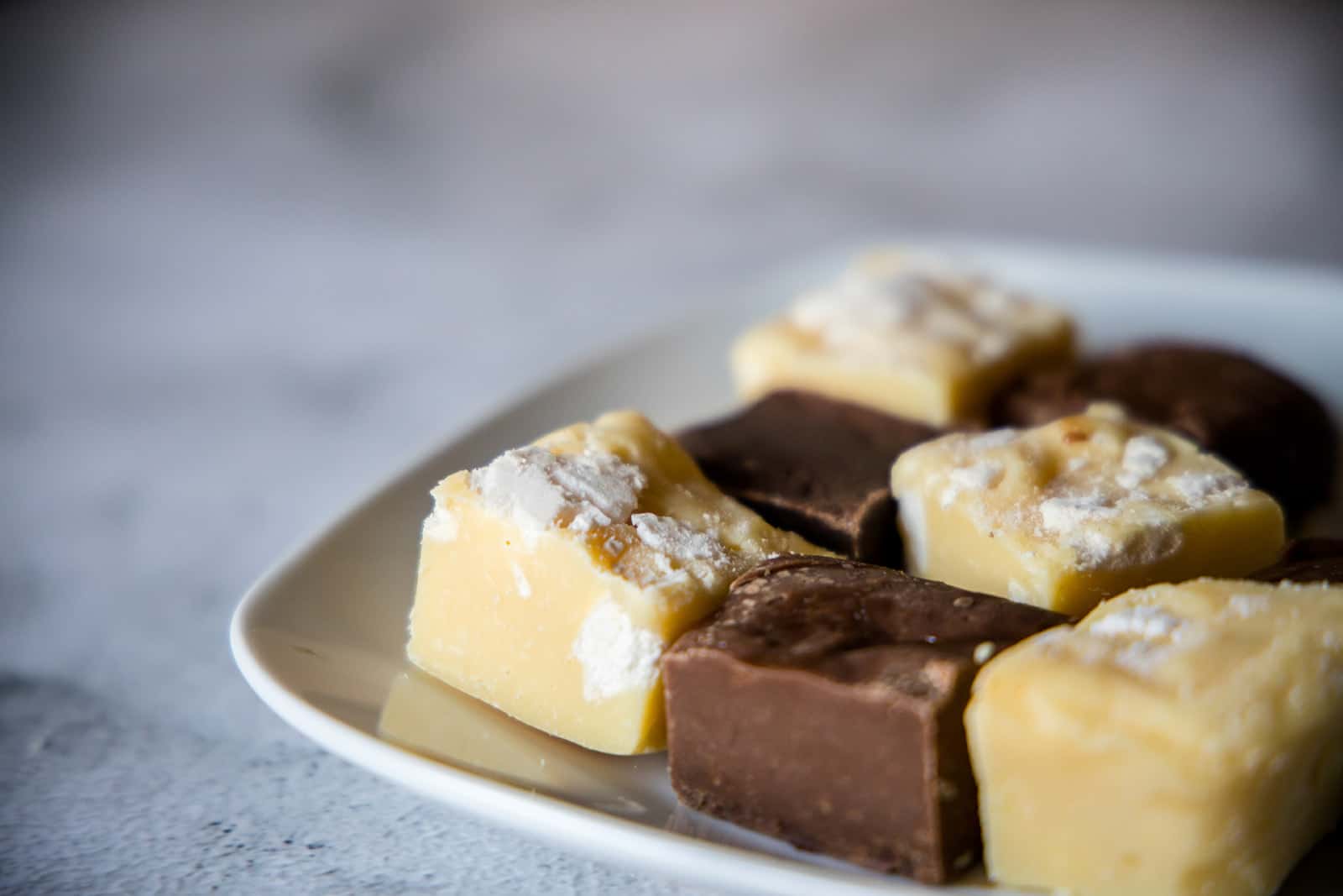 Fudge on plate, an example of a great product image