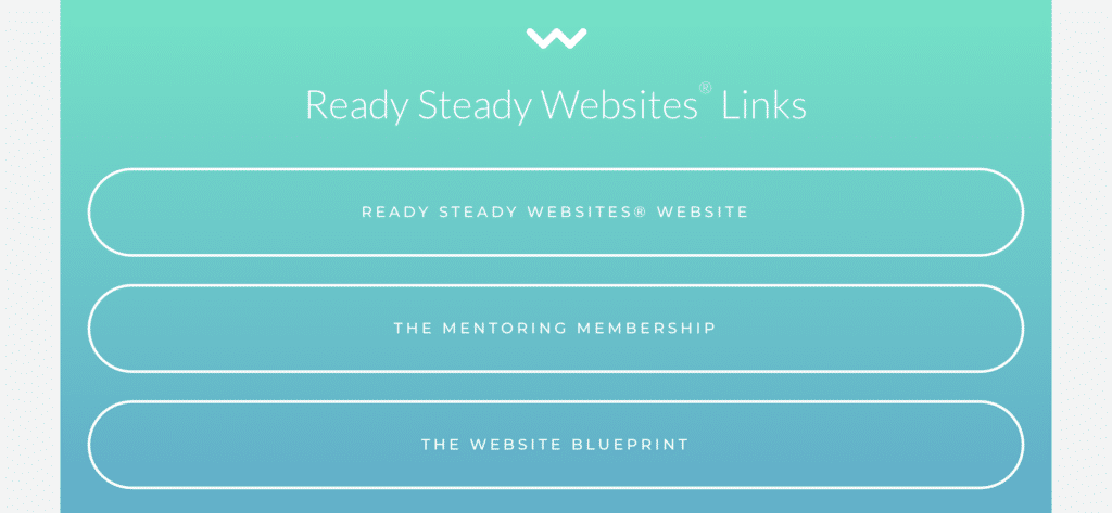 Links Page for Sharing Your Website
