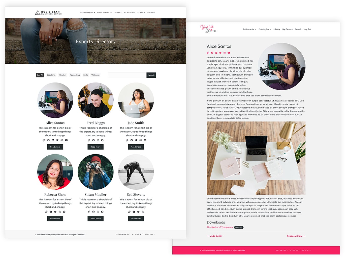 images of membership sites