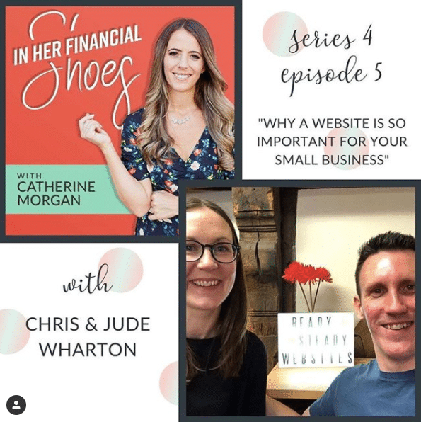 In her financial shoes podcast