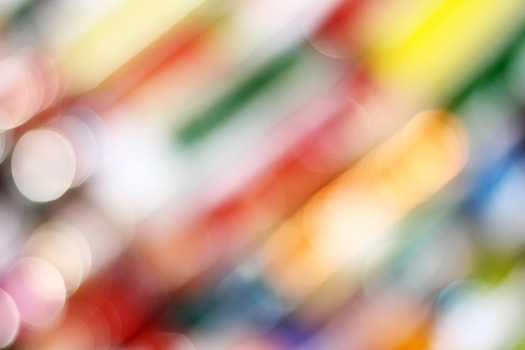 Blurred colours