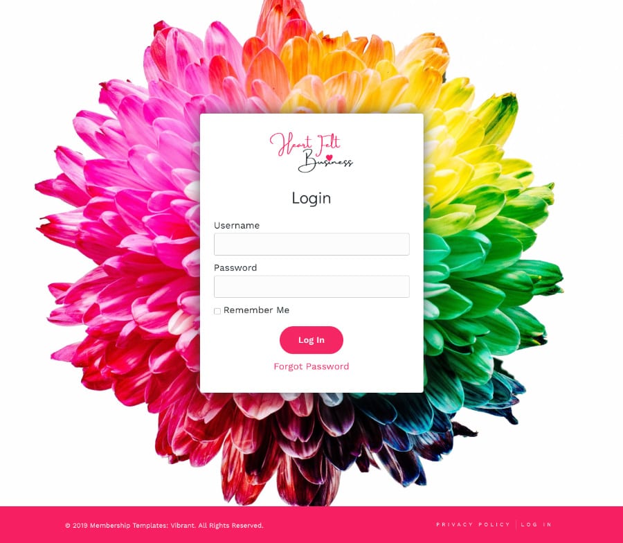 Membership Template - Vibrant
