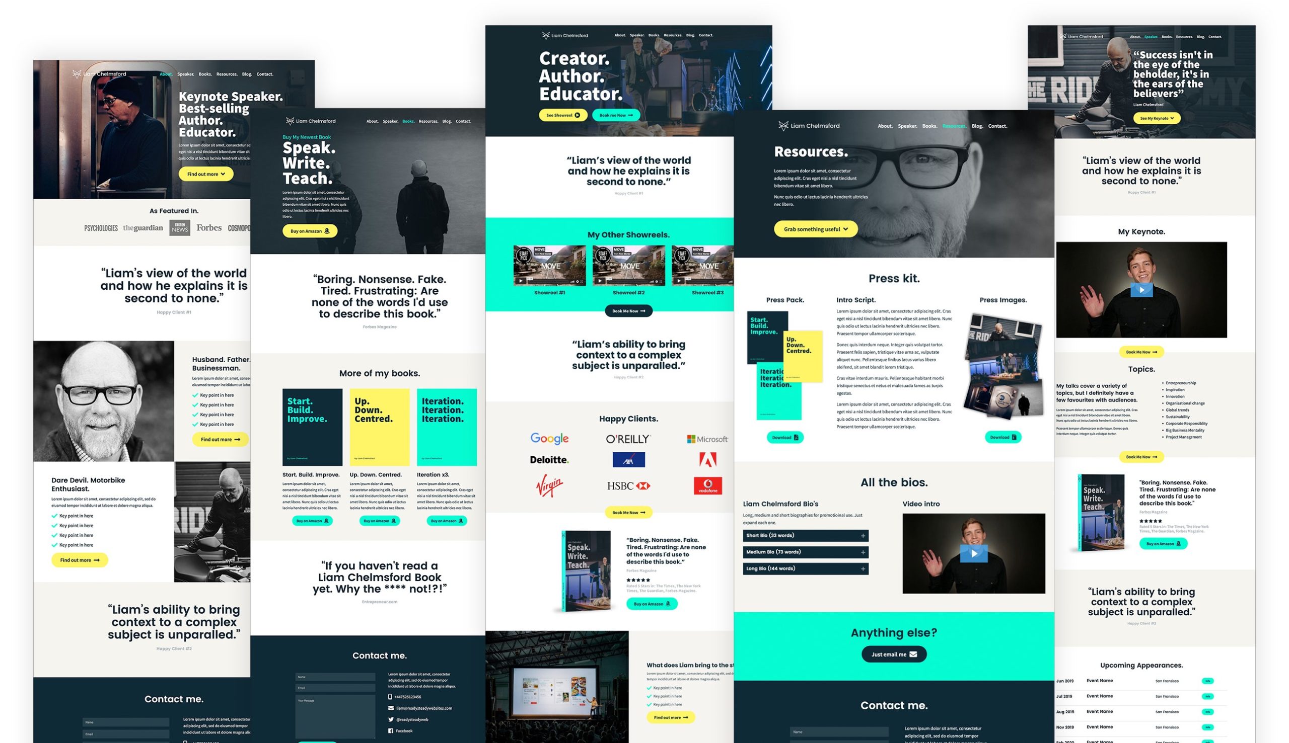 Our Speaker Template Layouts